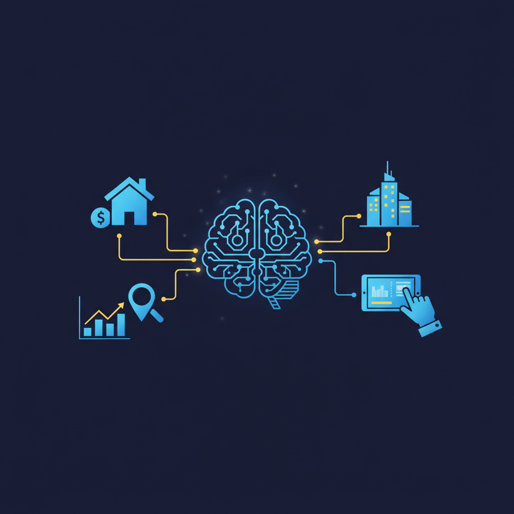 Imagem destacada do artigo: Inteligência artificial no mercado imobiliário: o que já é real